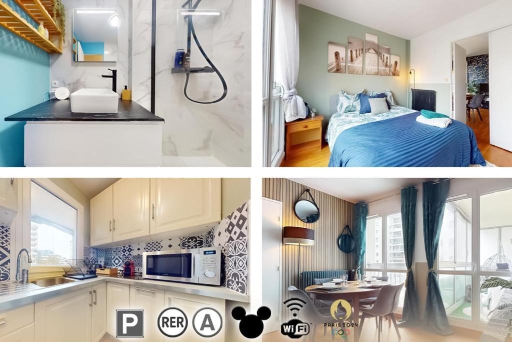 Proche Disney & Paris-2 Min Gare 诺伊斯·勒·格兰德 外观 照片